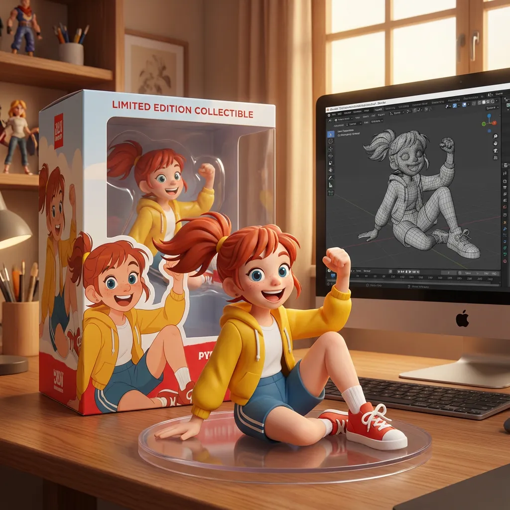 Ethereal forest with bioluminescent plants